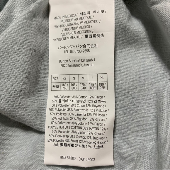 Burton Women's Morton 3/4 Raglan Sleeve Tee NWT - Picture 10 of 11